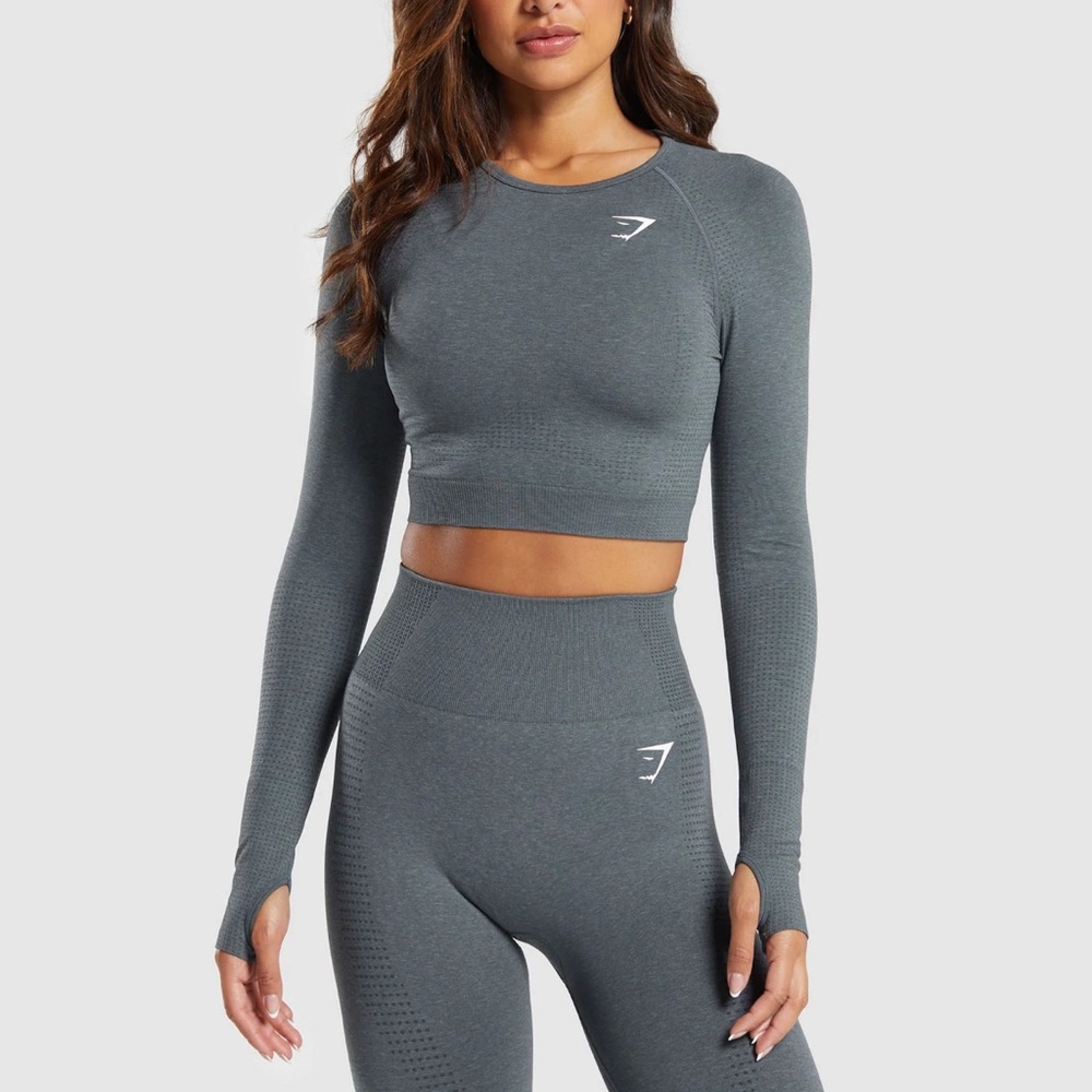VITAL SEAMLESS SET CROP TOP and LEGGINGS M